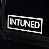 INTUNED BOXED STICKER